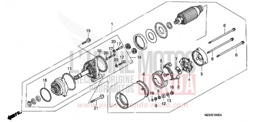 MOTEUR DE DEMARRAGE GL1500AR de 1994